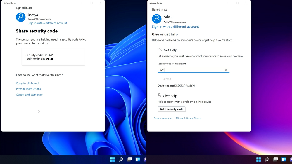 Enable Secure IT Support with Microsoft Remote Help 1 Microsoft Remote Help example