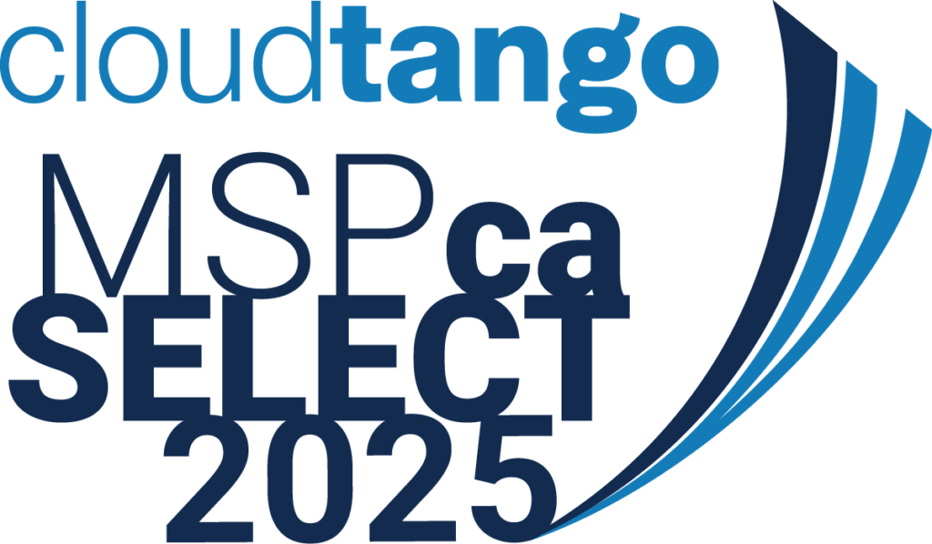 CloudTango MSP Select 2025 award for Managed Service Providers (MSP) that show technical excellence, innovation, and customer satisfaction in key areas such as cybersecurity, support, infrastructure, and the strategic application of AI to enhance efficiency with an exceptional track record of delivering innovative IT solutions while consistently exceeding customer expectations.