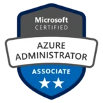 azure administrator associate certification badge
