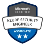 azure security engineer associate certification badge