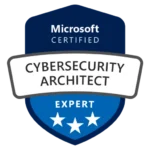 cybersecurity architect expert certification badge