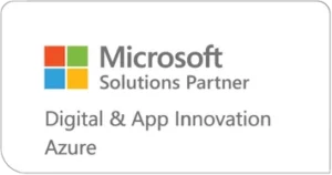 microsoft solutions partner badge for digital app and innovation azure